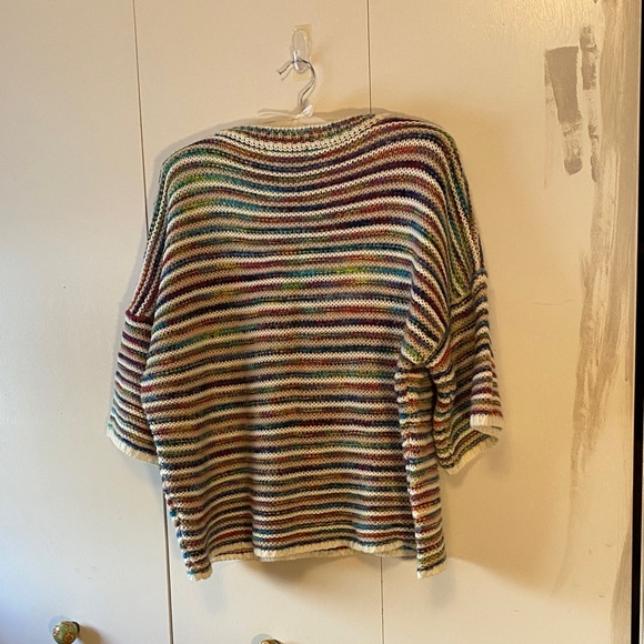 Anthropologie Multicolor Striped Crew Neck Sweater - Picture 5 of 7